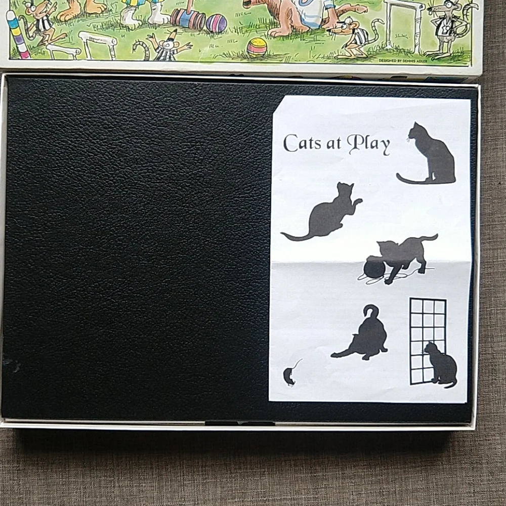 Cats At Play Vintage Board Game David Adler
